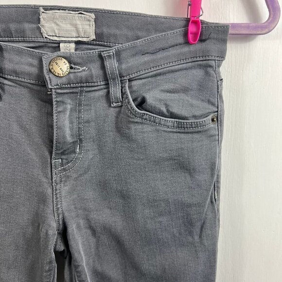 Current/Elliott THE STILETTO SKINNY JEAN gray ankle length - Picture 6 of 11